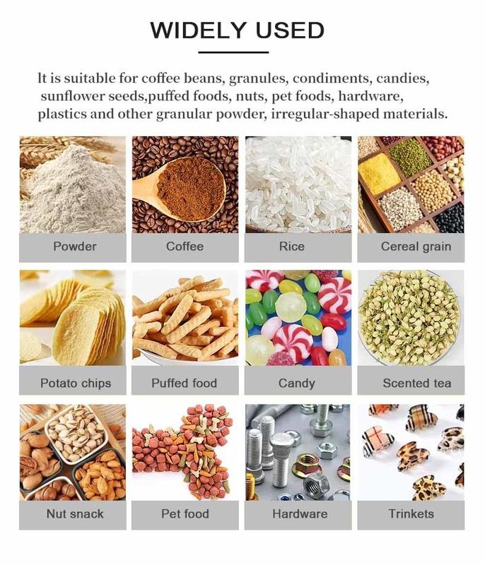 Multifunctionele dubbele kop suiker vulling koffiebonen weeg- en verpakkingsmachine 500g 1000g 450*470*1750MM Commodity