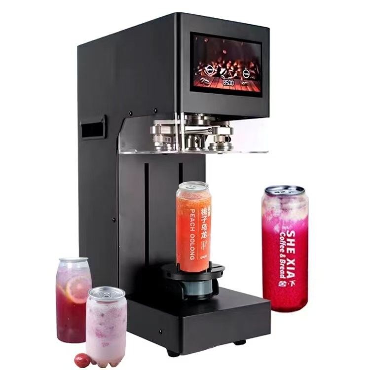 Meest Populaire PET Fles en Blik Afsluitmachine Met CE Enkele Verpakkingsgrootte