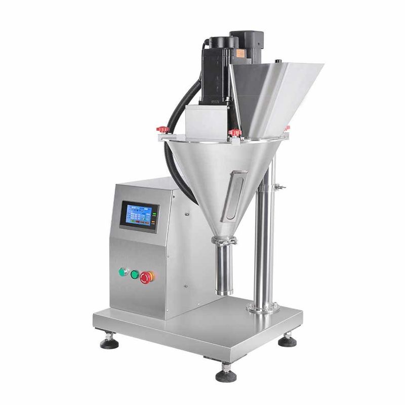 Gemakkelijk te bedienen half-automatische enkelkopmachine voor het vullen van kleine volume fijnpoeder