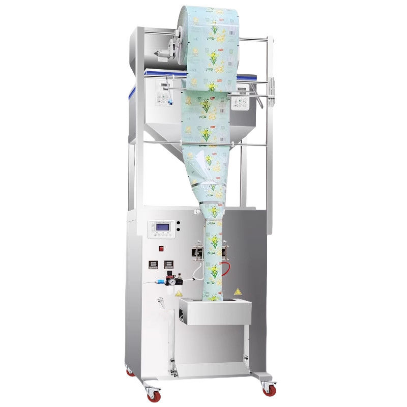 Automatische droge voedselverpakkingsmachine met grotere capaciteit, achtersegelzakken voor granen, noten, kruidenpoeder, precisie 0,2G