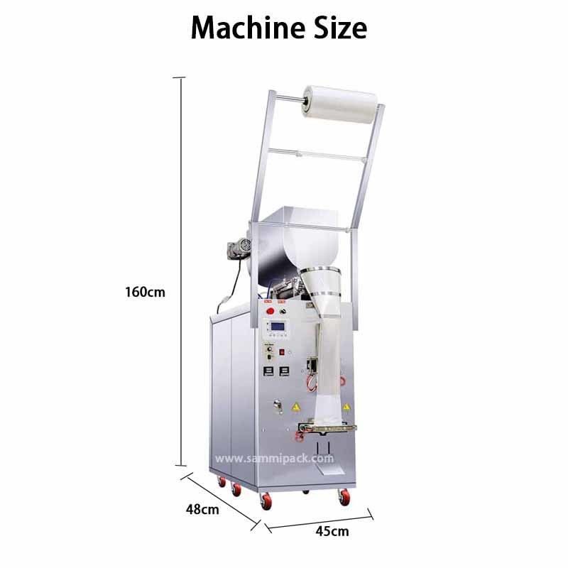 4 zijsluiting zakje voedseltoepassing zak verpakking kleine zak vloeibare saus ketchup verpakkingsmachine 220V / 50HZ