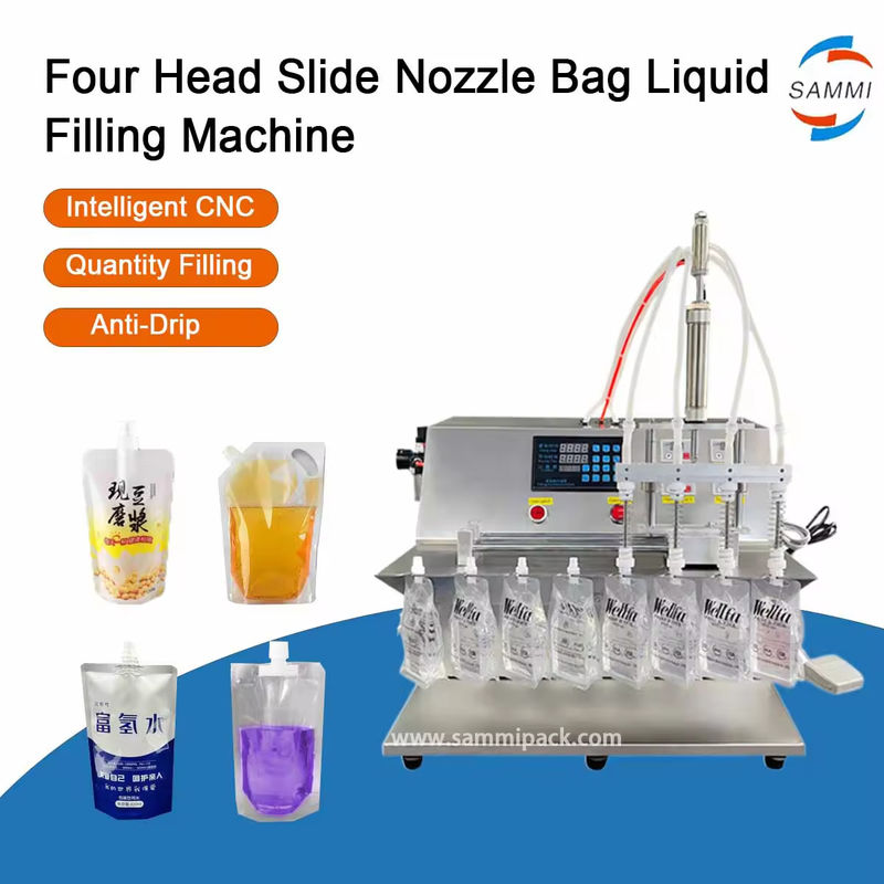High Speed Automatic Syrup Bag Filling Machine Honey Spout Pouch Packing Machine Liquid Filling en Capping Machine