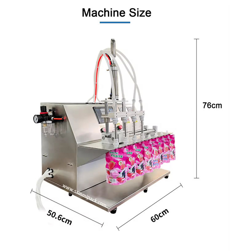 High Speed Automatic Syrup Bag Filling Machine Honey Spout Pouch Packing Machine Liquid Filling en Capping Machine