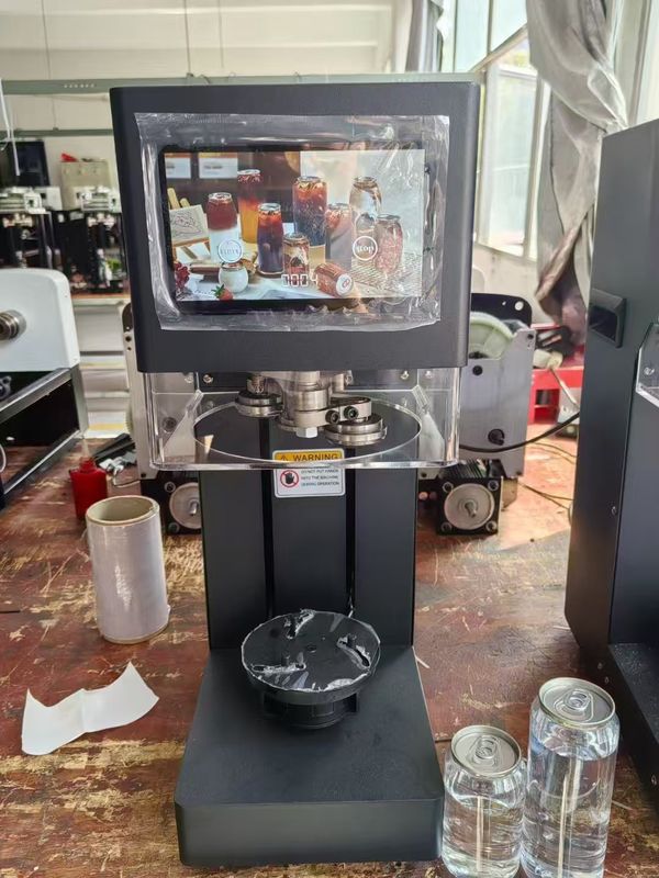 Meest Populaire PET Fles en Blik Afsluitmachine Met CE Enkele Verpakkingsgrootte
