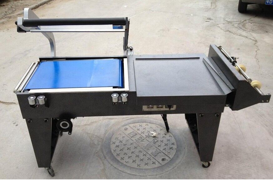 FQL-450+BSE-4525 L-sealer warmte tunnel krimpverpakkingsmachine voor kleine bedrijven