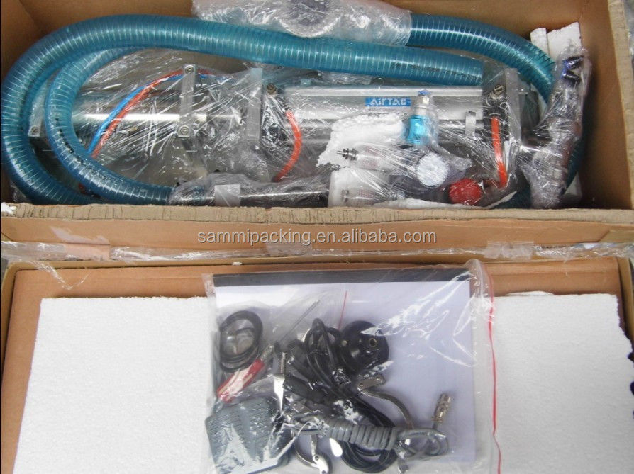 100-1000 ml horizontale zelfzuigende vulmachine, tafeltop handmatige zuiger vloeistofvuller