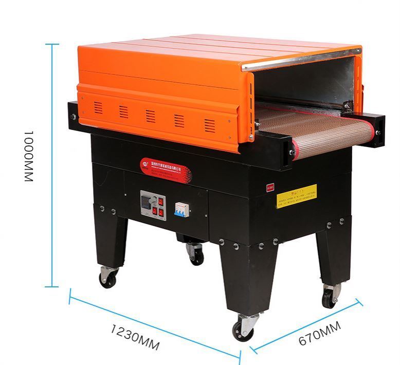 BS-4525 Kleine Jet Krimpfolie Tunnel Verpakking PET Fles Verpakkingsmachines / Automatische Krimpfolie Verpakkingsmachine