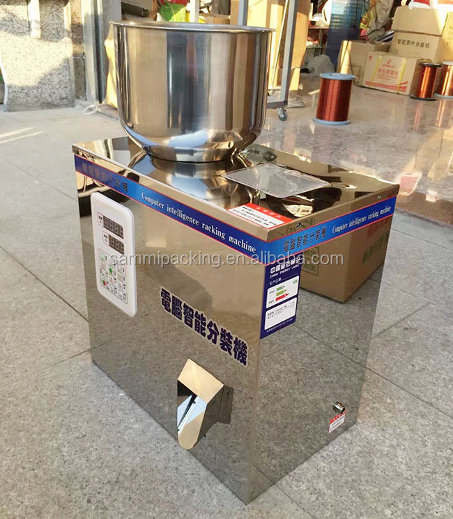 2-200 g Nieuwste LCD-paneel thee weegmachine/granula poeder tablet verpakkingsmachine