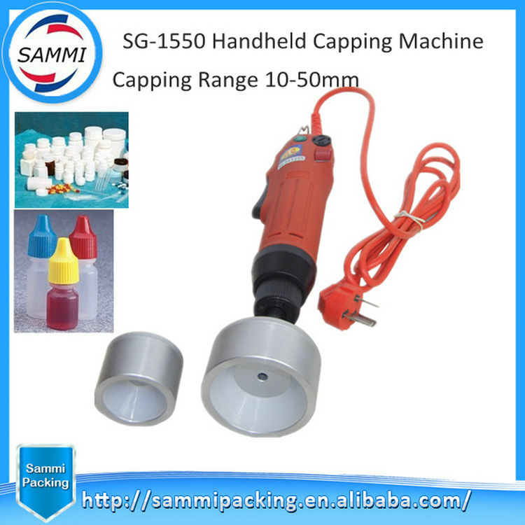 Groothandel Elektrische Semi-Automatische Flessenafsluitmachine voor Plastic Glazen Flessen Interessante Producten China Motorkern