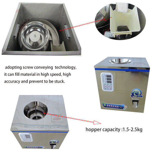 Hot Sale FZ-100 Droge Thee, Poeder, Zaden, Graan Weeg- en Afvulmachine 2-100g