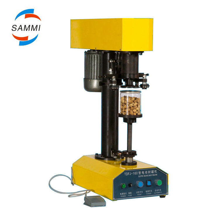 100% Garantie Tdfj-160 Pet Flessen Sluitmachine / Inblikmachine / Bliksluitmachine voor Blikken