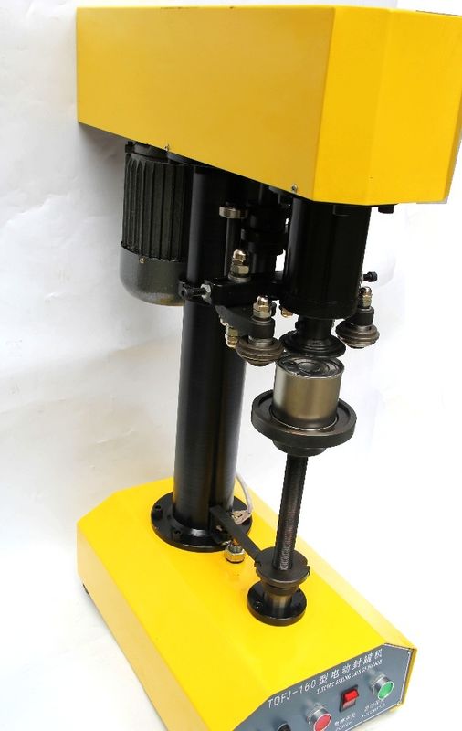100% Garantie Tdfj-160 Pet Flessen Sluitmachine / Inblikmachine / Bliksluitmachine voor Blikken