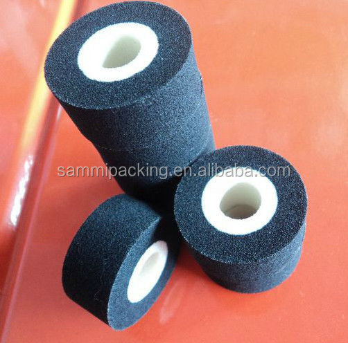 High Quality Hot Ink Coding Roller Machine Printer Parts 36mm*32mm Zwart Hot Printing Ink Roller voor Datum Coding