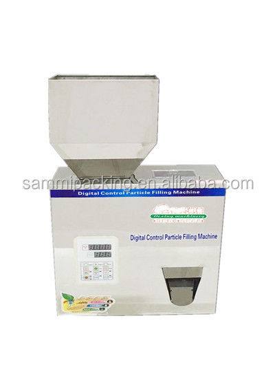 5-500g Granulaire vulmachine Tiefbladverpakkingsmachine Partikelpoedervulmachine Rackingmachine Rijstnoot Sesamkruid Weegmachine