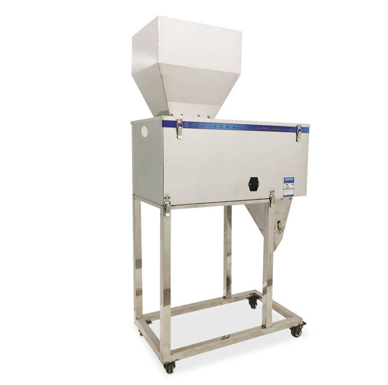 Automatische semi-automatische korrelgraanvulmachine voor tarwe, suiker, bonen, rijst met grote trechter, kernmotor, dranktoepassing