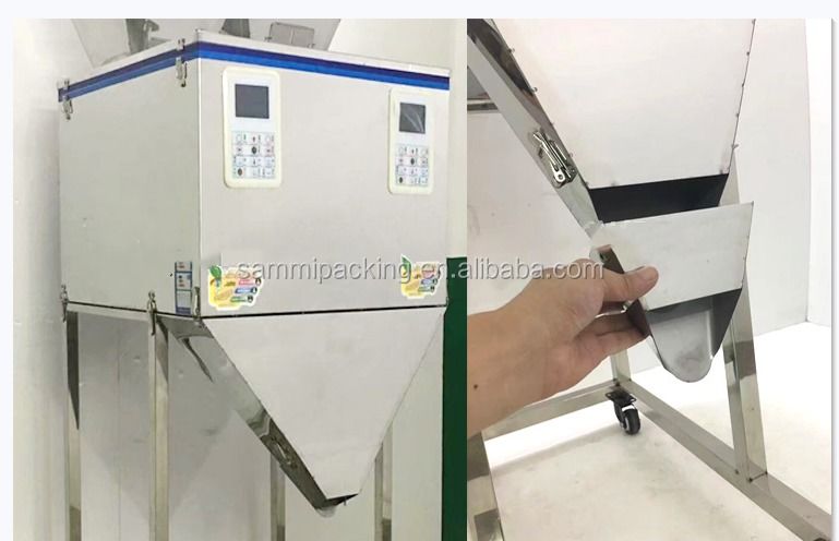 Automatische hoge snelheid granulaweegmachine voor rijstnoten voor plastic en glazen flessen