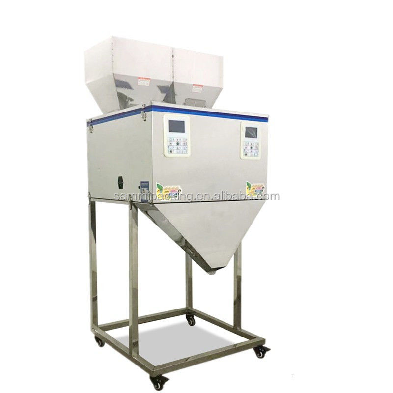 Hoogwaardige 50-5000g poedervulmachine Automatische deeltjes thee granen noten verpakking wegen vulmachines verpakken