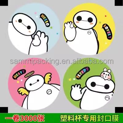 Best Verkopende Cup Film Sealende Rolfilm voor Plastic Papieren Bekers voor Sap, Melkthee en Dranken