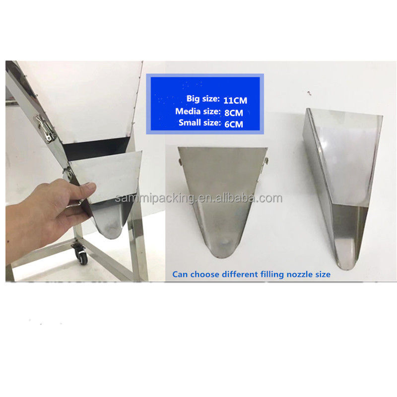 Fabrieksprijs Multifunctionele Poederkorrels Weeg- en Vulmachine Bonen Theezakjes Vulmachine Met Grote Trechter