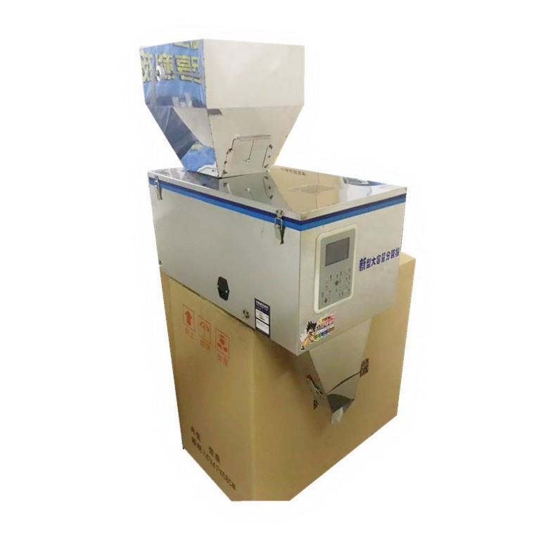 100-5000G Halfautomatische verpakkingsmachine/deeltjesvulmachine Prijs/granulaat/poederweeg- en vulmachine