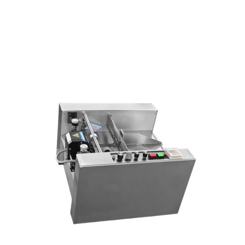 MY-300 Desktop Codeer- en Drukmachine voor Datumstempels Automatische Roestvrijstalen Massieve Inktwiel Codeermachine