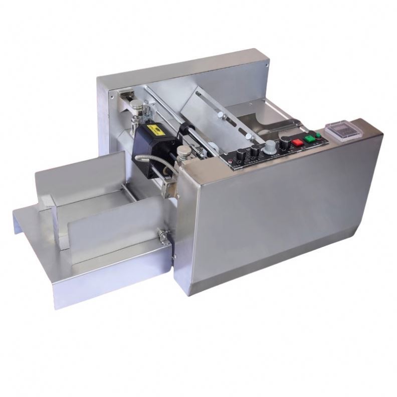 MY-300 Desktop Codeer- en Drukmachine voor Datumstempels Automatische Roestvrijstalen Massieve Inktwiel Codeermachine