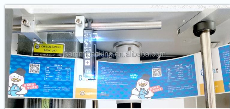 Halfautomatische 10 ml glazen flacons etiketteringsmachine Horizontale fles Karton/blik Verpakking Elektrisch aangedreven motor Nieuw