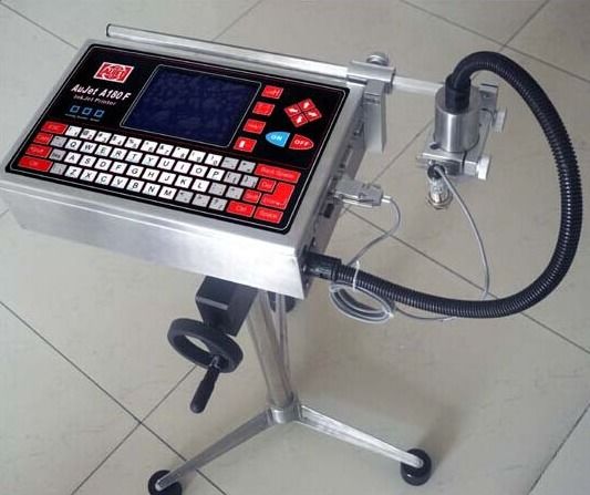 Industriële CIJ inkjetprinter QR-code batchnummer afdrukmachine inkjet CIJ-printer voor fles-, draad- en kabelcodering, houdbaarheidsdatum