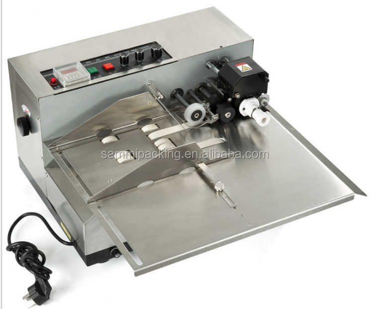 Tabel Type Batch Number Code Printing Machine Automatic Solid Ink Hot Stamping Date Coder Printer