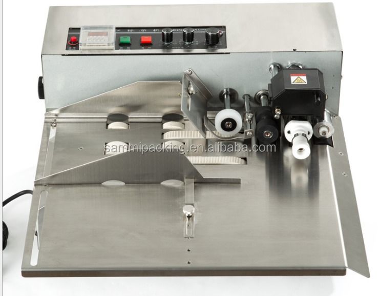 Tabel Type Batch Number Code Printing Machine Automatic Solid Ink Hot Stamping Date Coder Printer