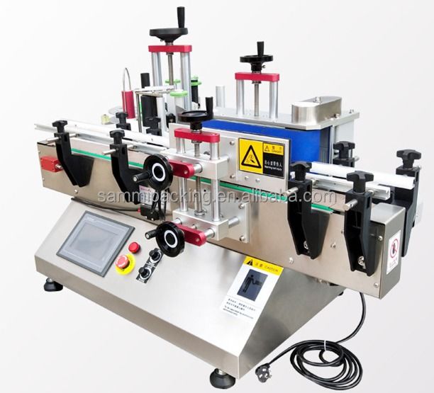 Goedkope prijs Volautomatische Hoge Snelheid Etiketteermachine met Transportband Flessen Etiketteermachine SMTBJ-50 met CE