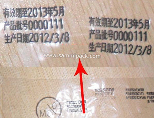 MY-380F High-Speed Automatic Ink Roll Coder Machine voor het afdrukken van datum/batch/lotnummer op etiketten, plastic zakken en filmverpakkingen