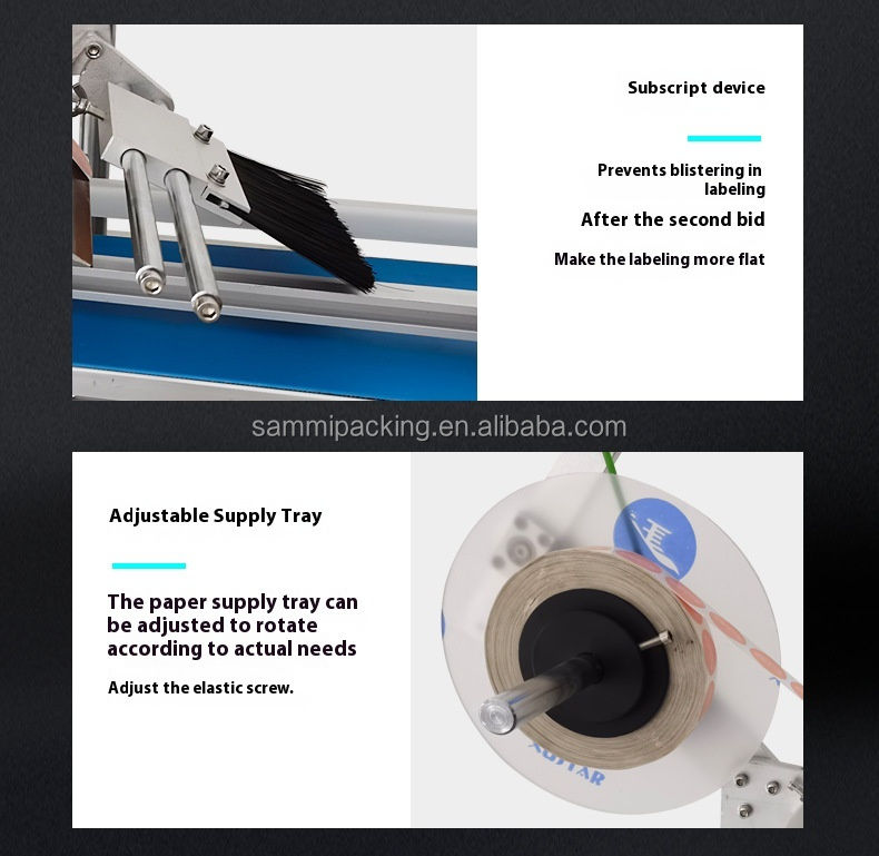 Professionele High-Speed Automatische Etiketteermachine voor Vlakke Oppervlakken, Dozen, Zakken - Zelfklevende Sticker Etiketteermachine met Transportband