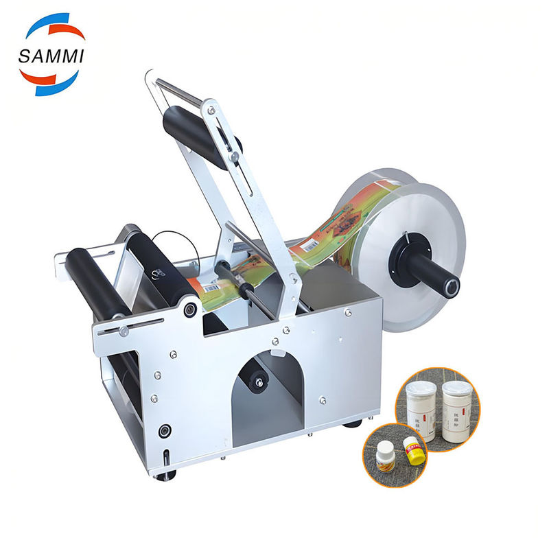 Kleine bureau fles verpakking etikettering machine Automatische ronde fles etikettering machine in plaats van handmatige labelle machine