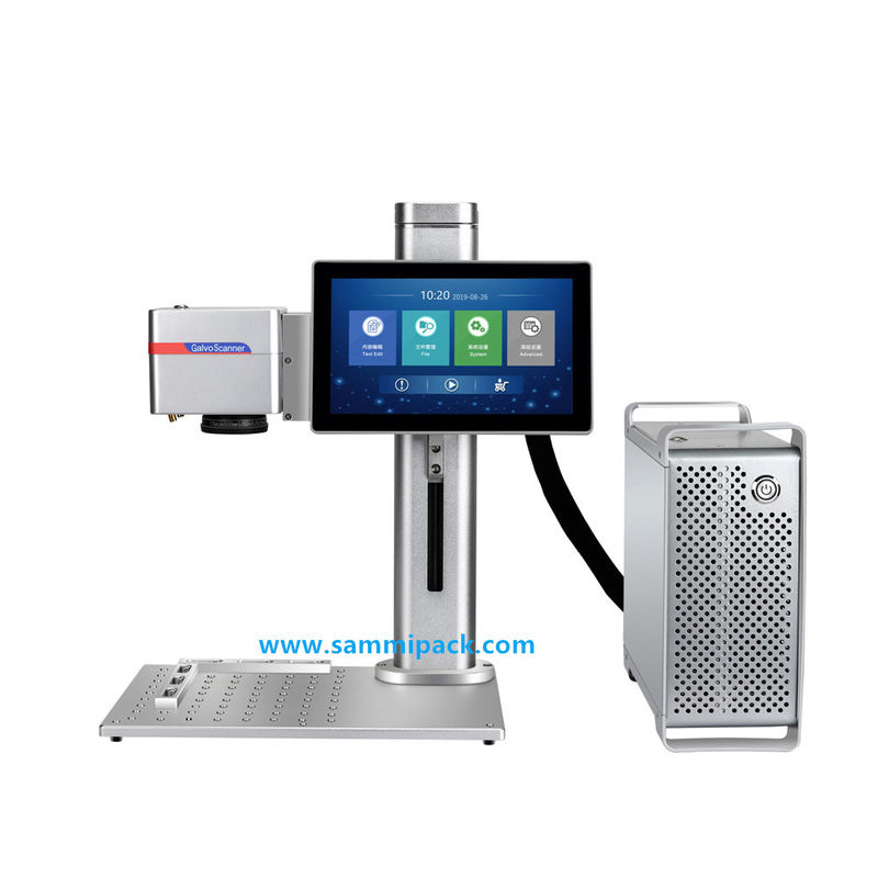 Low Maintenance Fiber Laser Engraver voor metalen onderdelen Spot Size, QR Code/Barcode Support