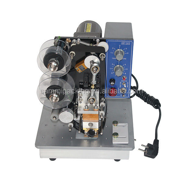 Elektrische semi-automatische datumstempel- en nummeringsdrukmachine Nieuwe staat Kernmotor voor zakken, folie en film