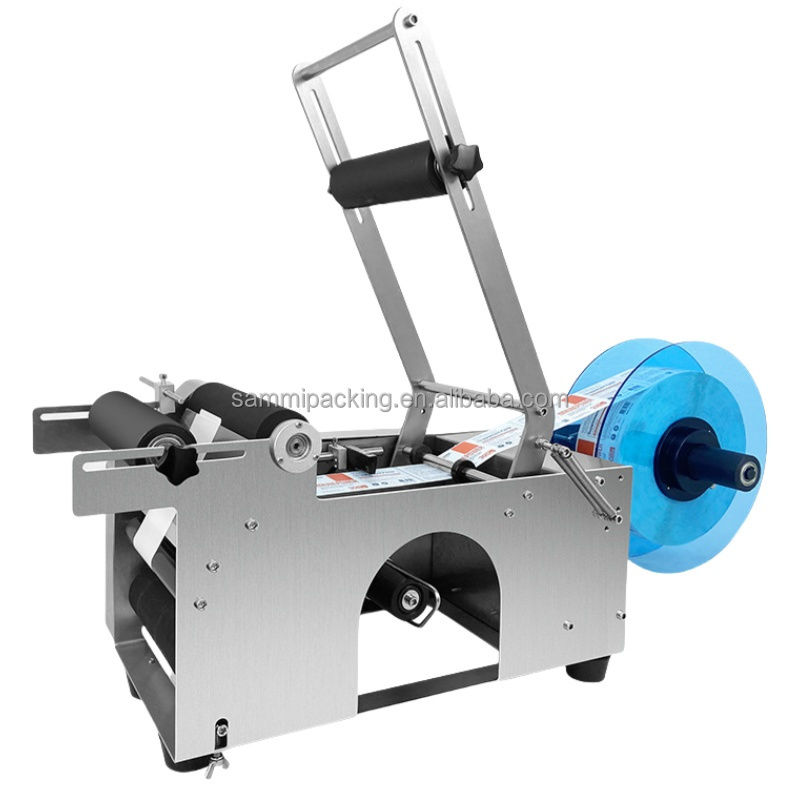 Fabrieksprijs MT-50 Hoge Kwaliteit Semi-automatische Ronde Flessen Etiketteermachines, sticker etiketteermachine voor ronde flessen