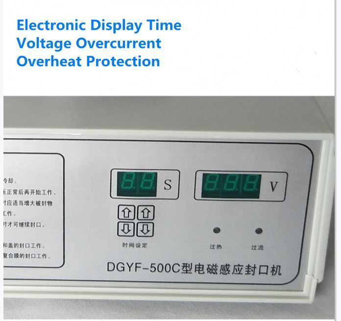 De goedkoopste prijs DGYF-500C Inductieverzegelmachine Aluminiumfolie verzegelmachine (60-120mm)