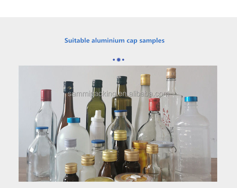 Semi-automatische DK50 Wine Ropp Capping Machine Wijnfles Ropp Metalen schroefdeksel slot Aluminium deksel Crimping Capping Machine