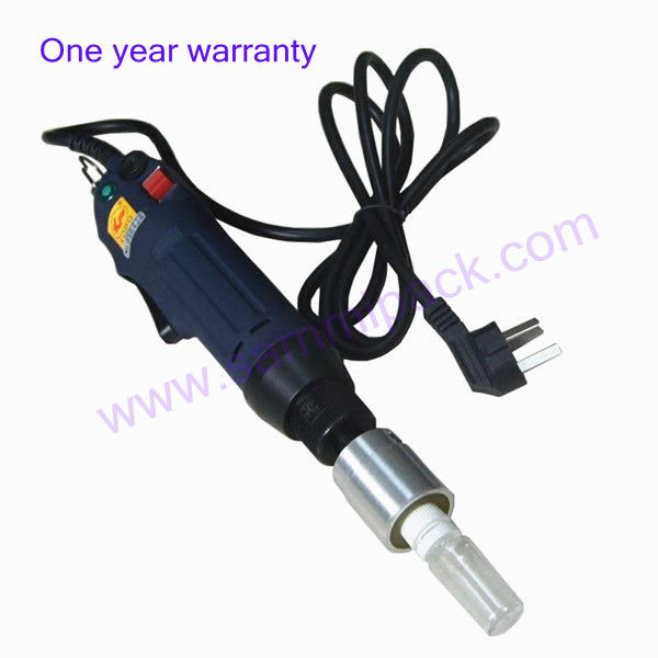 Draagbare handheld elektrische fleskapper machine automatisch met beveiligingsring plastic fleskapper verzegelingsgereedschap