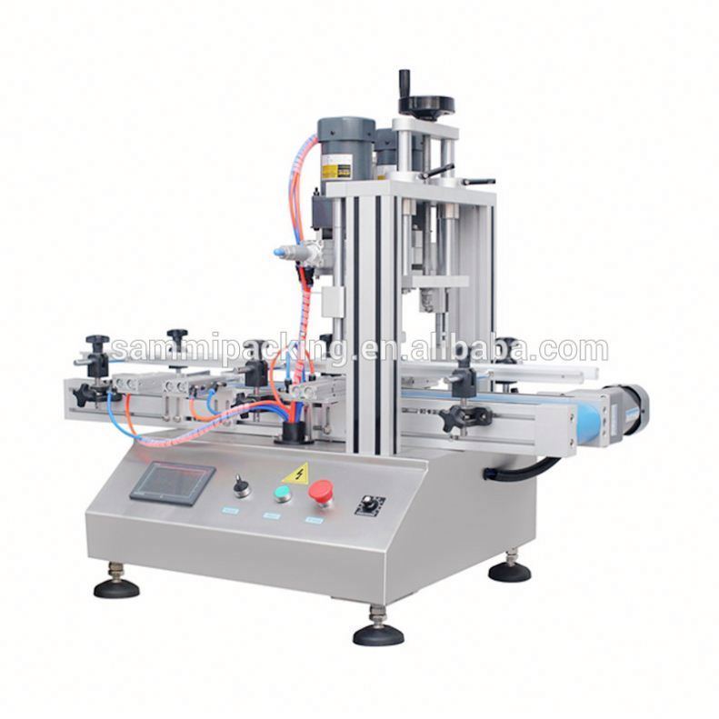 Fabrieksdirecte verkoop Nieuw ontwerp Pneumatisch tafelblad Automatisch Trigger Spray Capper Machine Plastic Bottle Jar Capping Machine