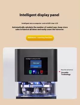 Groothandelsprijs Commerciële blikverzegelingsmachine, 3S High Speed Electric Seamer voor dranken/voedselblikken, hoge nauwkeurigheid