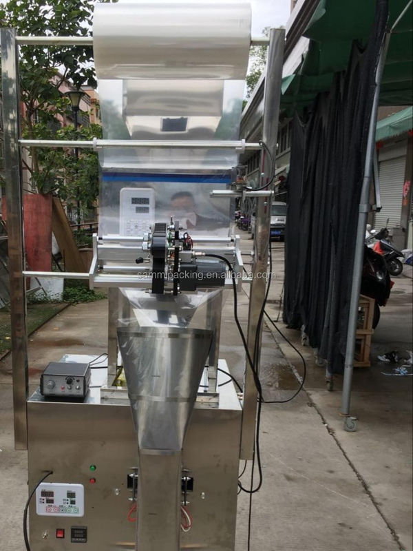 Zeer warm te koop 100-500g Volumetrische automatische zakverpakkingsmachine met datumprinter Fotocel sensor