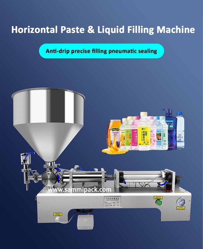 Hot Sale Pneumatische Verwarmingsmengsel Lotion Crème Cosmetica Afvulmachine voor Honing Saus Crème