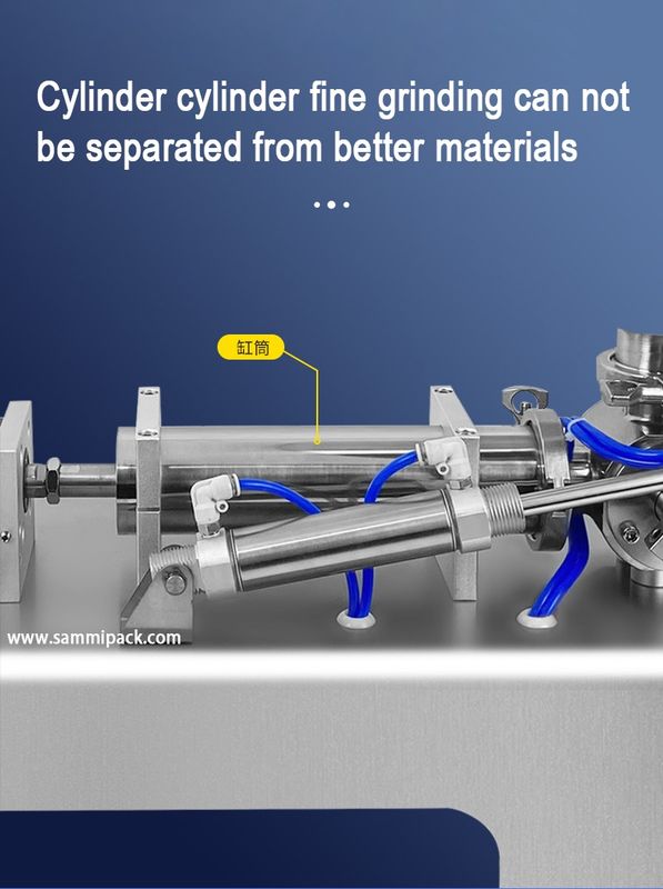 Hot Sale Pneumatische Verwarmingsmengsel Lotion Crème Cosmetica Afvulmachine voor Honing Saus Crème