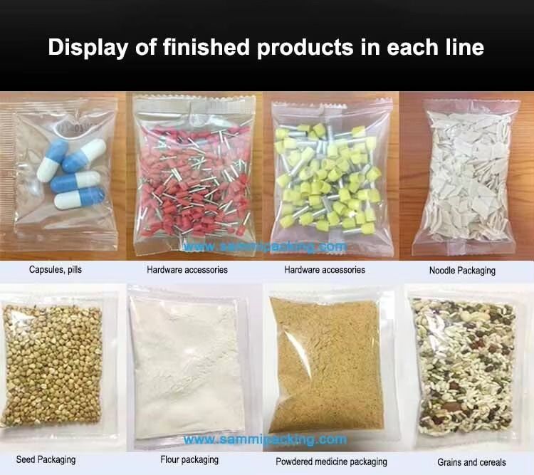 Fabrieksdirect 50-500g Multifunctionele automatische verpakkingsmachine voor poedergranulaat snacks verpakking met 1 jaar garantie