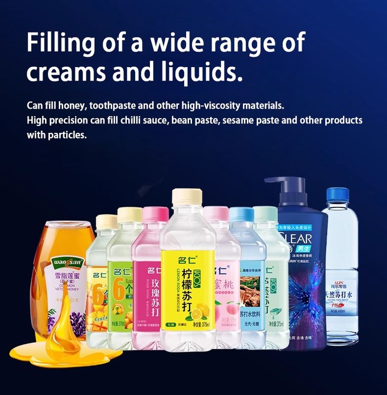 Goedkope Prijs Semi-automatische 2 Mondstukken Cosmetische Vuller Water Drank Honing Crème Zuiger Pasta Vloeistof Afvulmachine