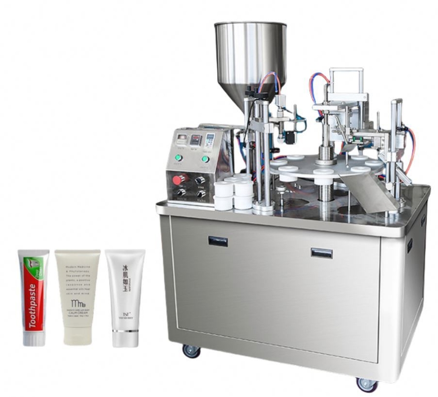 Fabrieksprijs Automatische ultrasone buisverzegelmachine hoge snelheid roterende type zachte buisvulmachine voor cosmetica