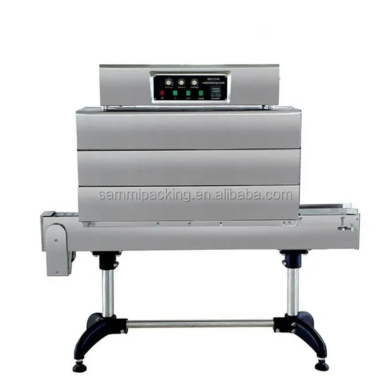 Warme verkoop Kleine automatische plastic fles PVC warmte thermische krimpfilm tunnel mouw etikettering verpakkingsmachine