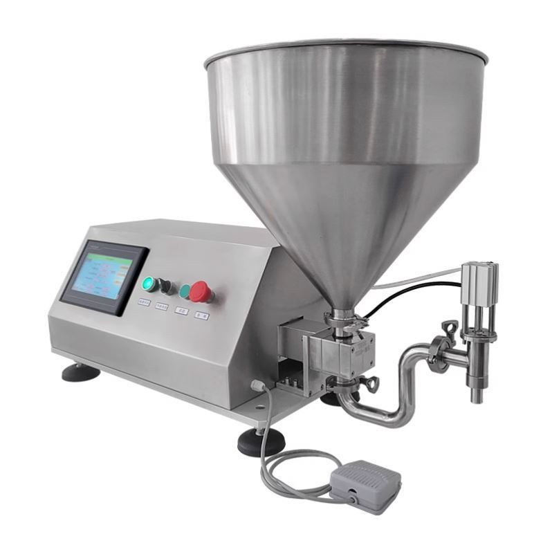 Rotary Food Jam Olie Rotor Lobe Filling Pump Chocolade Filler Pinda Lotion Cosmetische Creme Paste Filling Machine